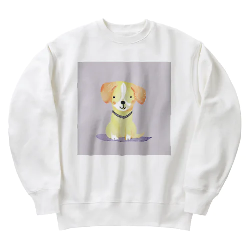 忠犬ポチポチ丸 Heavyweight Crew Neck Sweatshirt