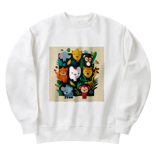 動物の楽園 Heavyweight Crew Neck Sweatshirt