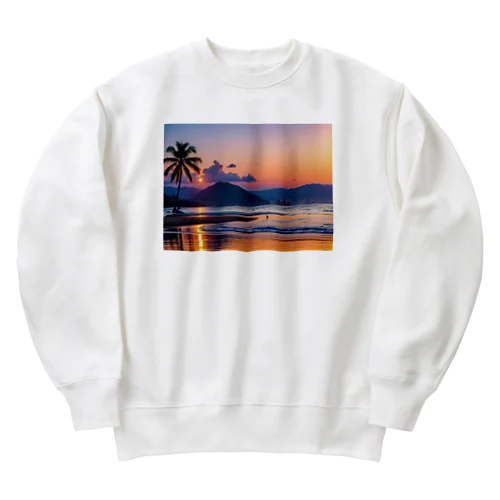 夕日のグッズ Heavyweight Crew Neck Sweatshirt