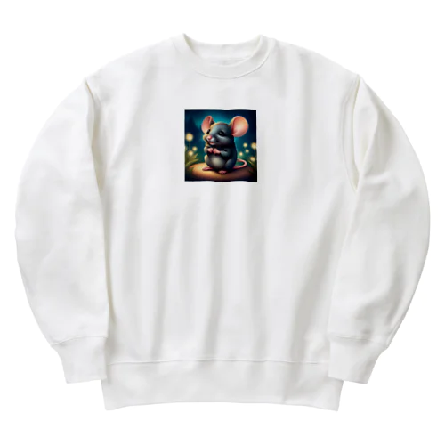 可愛いマウス Heavyweight Crew Neck Sweatshirt