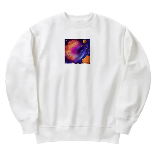 宇宙 Heavyweight Crew Neck Sweatshirt