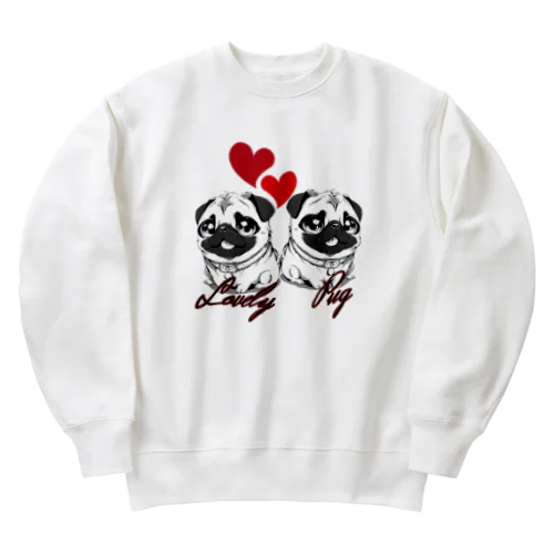 ＬＯＶＥＬＹ　ＰＵＧ（ラブリーパグ） Heavyweight Crew Neck Sweatshirt