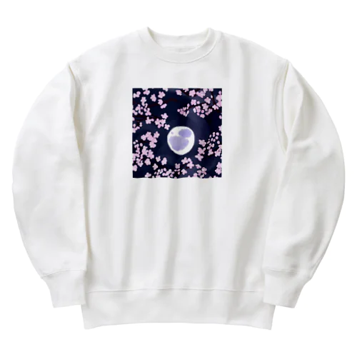 夜桜 Heavyweight Crew Neck Sweatshirt