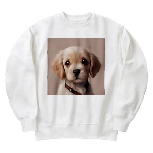 めちゃカワ犬 Heavyweight Crew Neck Sweatshirt