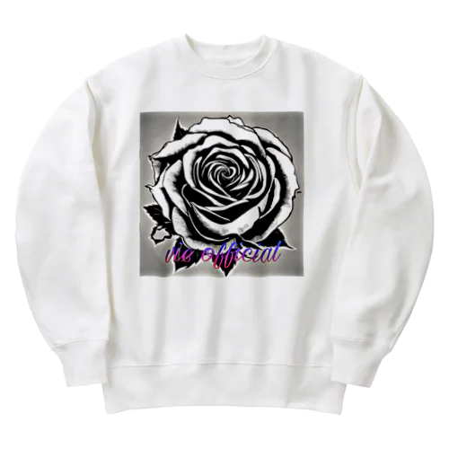 BLACK_rose Heavyweight Crew Neck Sweatshirt