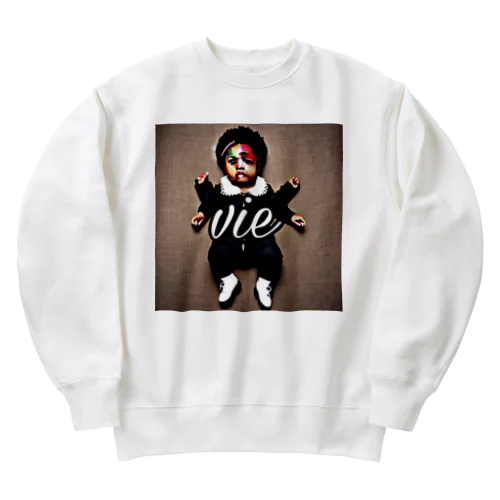 BLACK_BABY Heavyweight Crew Neck Sweatshirt