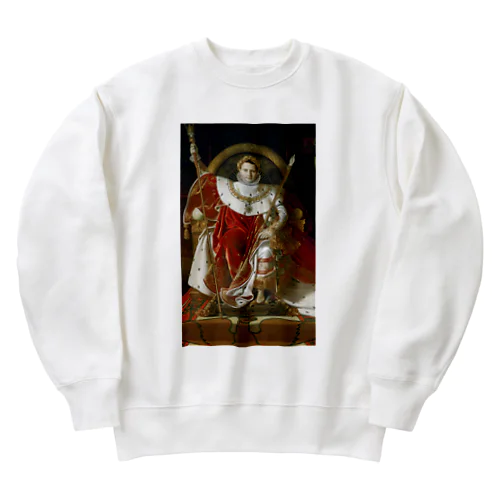 玉座のナポレオン / Napoleon I on His Imperial Throne Heavyweight Crew Neck Sweatshirt