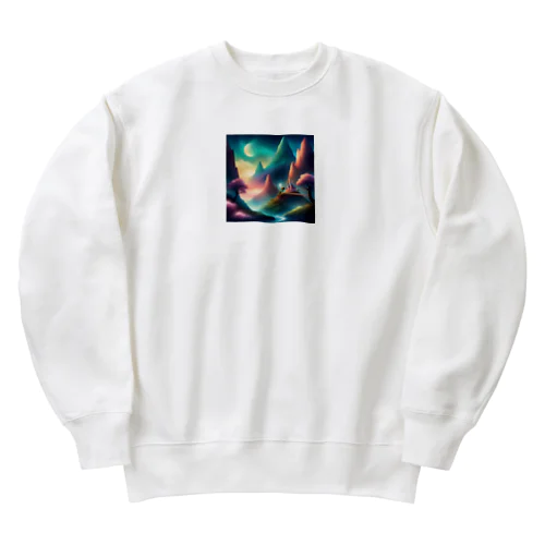 幻想的な風景 Heavyweight Crew Neck Sweatshirt