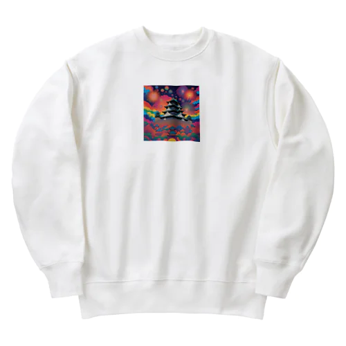 煌めきのNightSky Heavyweight Crew Neck Sweatshirt