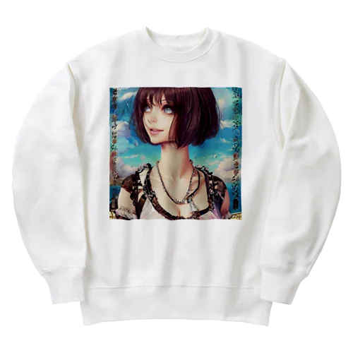 希望に満ちた娘 Heavyweight Crew Neck Sweatshirt