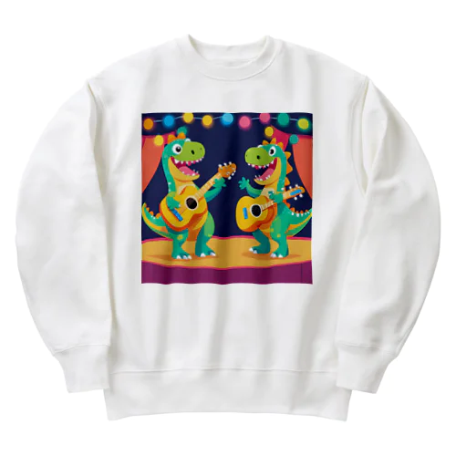 うたザウルス Heavyweight Crew Neck Sweatshirt