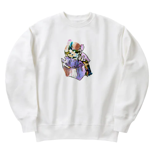 飼いたいけど飼えない Heavyweight Crew Neck Sweatshirt