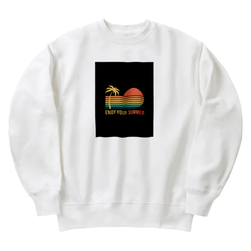 サンセット Heavyweight Crew Neck Sweatshirt