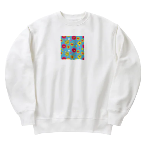 flower Heavyweight Crew Neck Sweatshirt