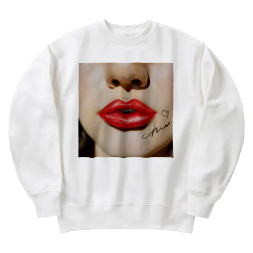 ルージュリップ Heavyweight Crew Neck Sweatshirt