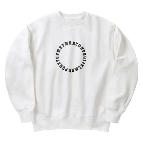 アルファベットリング Heavyweight Crew Neck Sweatshirt