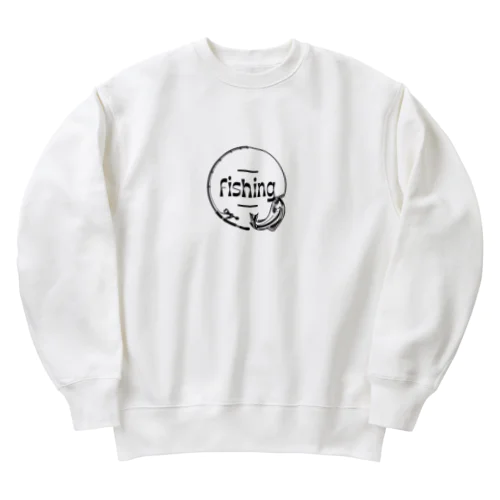 fishing Heavyweight Crew Neck Sweatshirt