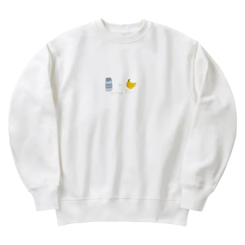 バナナウユ🥛🍌 Heavyweight Crew Neck Sweatshirt