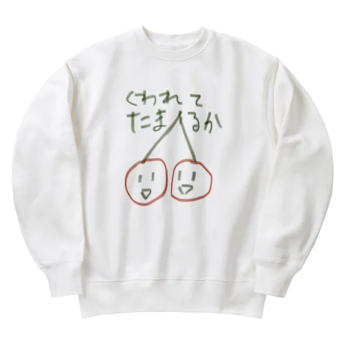 強気なさくらんぼ Heavyweight Crew Neck Sweatshirt