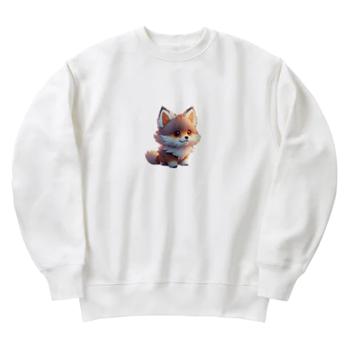 キツネくん Heavyweight Crew Neck Sweatshirt