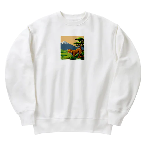 野生のドットスター Heavyweight Crew Neck Sweatshirt