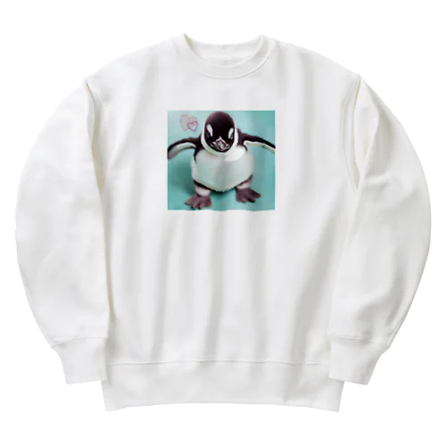 ペンギン赤ちゃん2 Heavyweight Crew Neck Sweatshirt