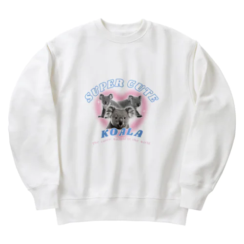 Y2K コアラ Heavyweight Crew Neck Sweatshirt