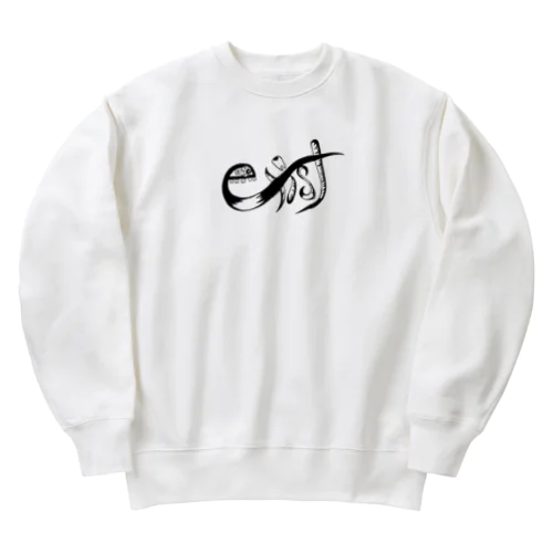 exist ロゴ Heavyweight Crew Neck Sweatshirt