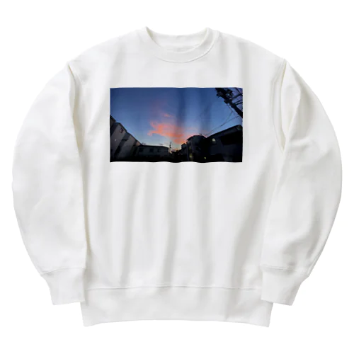 夕闇と夜空 Heavyweight Crew Neck Sweatshirt