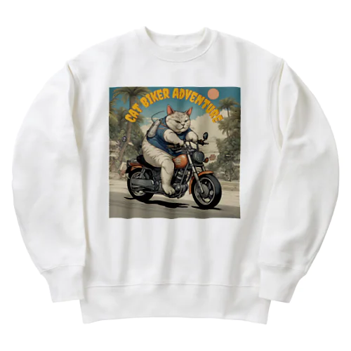 キャットバイカー Heavyweight Crew Neck Sweatshirt