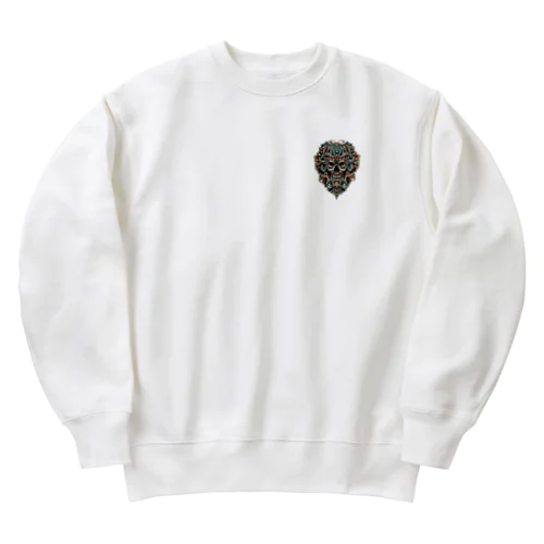 ローズ・スカル Heavyweight Crew Neck Sweatshirt