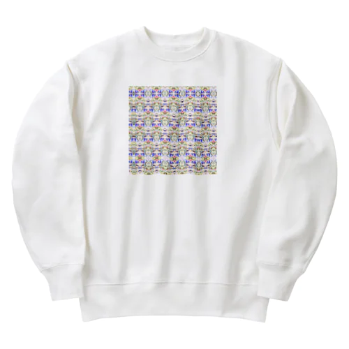 飼いたいけど飼えない模様 Heavyweight Crew Neck Sweatshirt