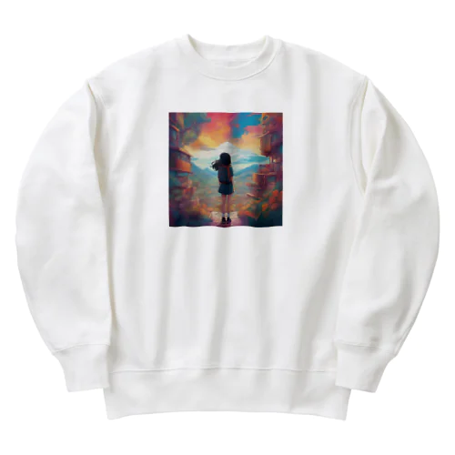 未知への一歩　～Step into the Unknown～ Heavyweight Crew Neck Sweatshirt