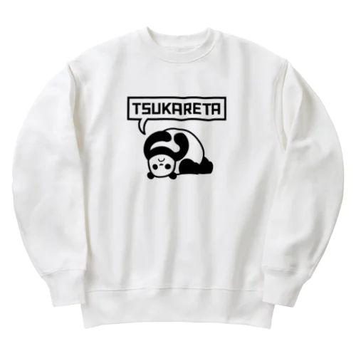 疲れたパンダ Heavyweight Crew Neck Sweatshirt