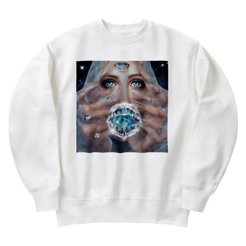 ダイヤモンド女性神秘 Heavyweight Crew Neck Sweatshirt