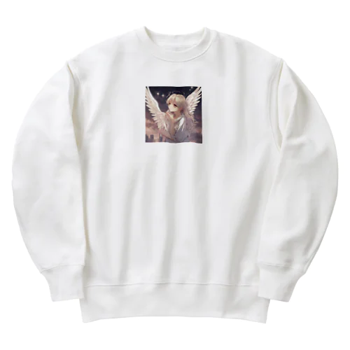 天使のリル Heavyweight Crew Neck Sweatshirt