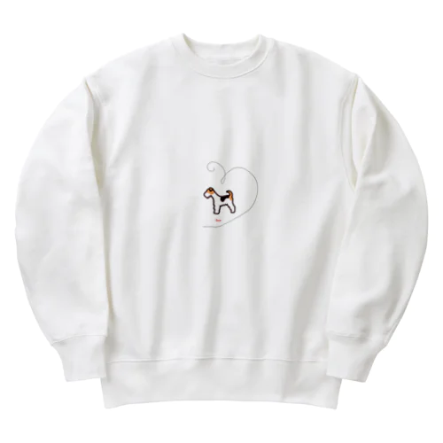 love terrier Heavyweight Crew Neck Sweatshirt