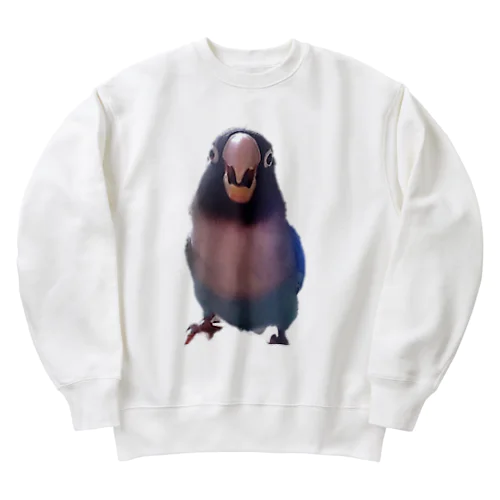 怒りのねぎちゃん Heavyweight Crew Neck Sweatshirt