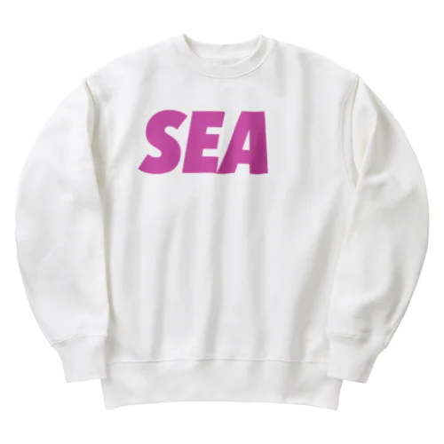 sunny and sea Heavyweight Crew Neck Sweatshirt