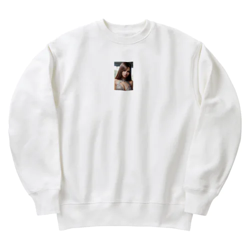 AI美女 A Heavyweight Crew Neck Sweatshirt