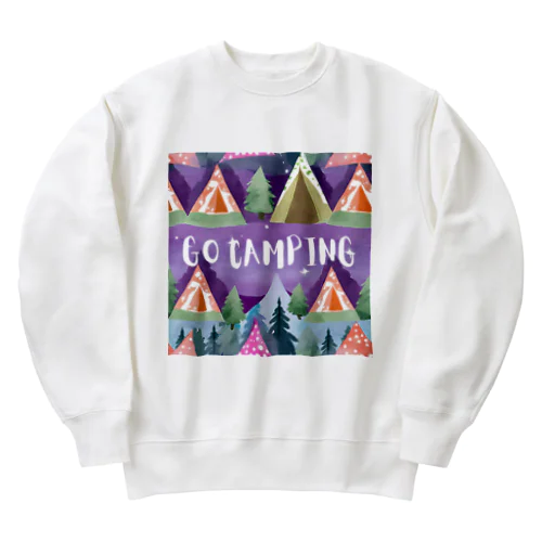 カラフルテントでGO CAMPING Heavyweight Crew Neck Sweatshirt