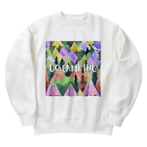 カラフルテントでGO CAMPING 2 Heavyweight Crew Neck Sweatshirt