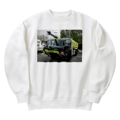 黄色い消防車 Heavyweight Crew Neck Sweatshirt