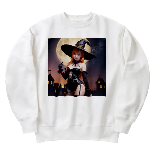 ハロウィン美女 Heavyweight Crew Neck Sweatshirt