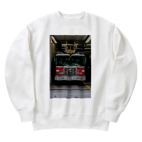 消防車 Heavyweight Crew Neck Sweatshirt