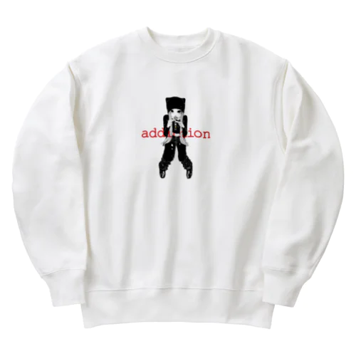 「依存症」ART SWEAT Heavyweight Crew Neck Sweatshirt