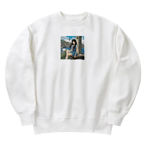 松井 美穂（まつい みほ） Heavyweight Crew Neck Sweatshirt