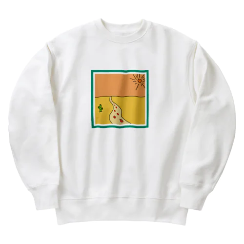 dessert kiss Heavyweight Crew Neck Sweatshirt