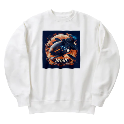 未来の乗り物　06 Heavyweight Crew Neck Sweatshirt