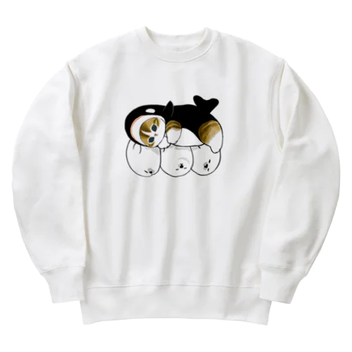 シャチにゃん Heavyweight Crew Neck Sweatshirt